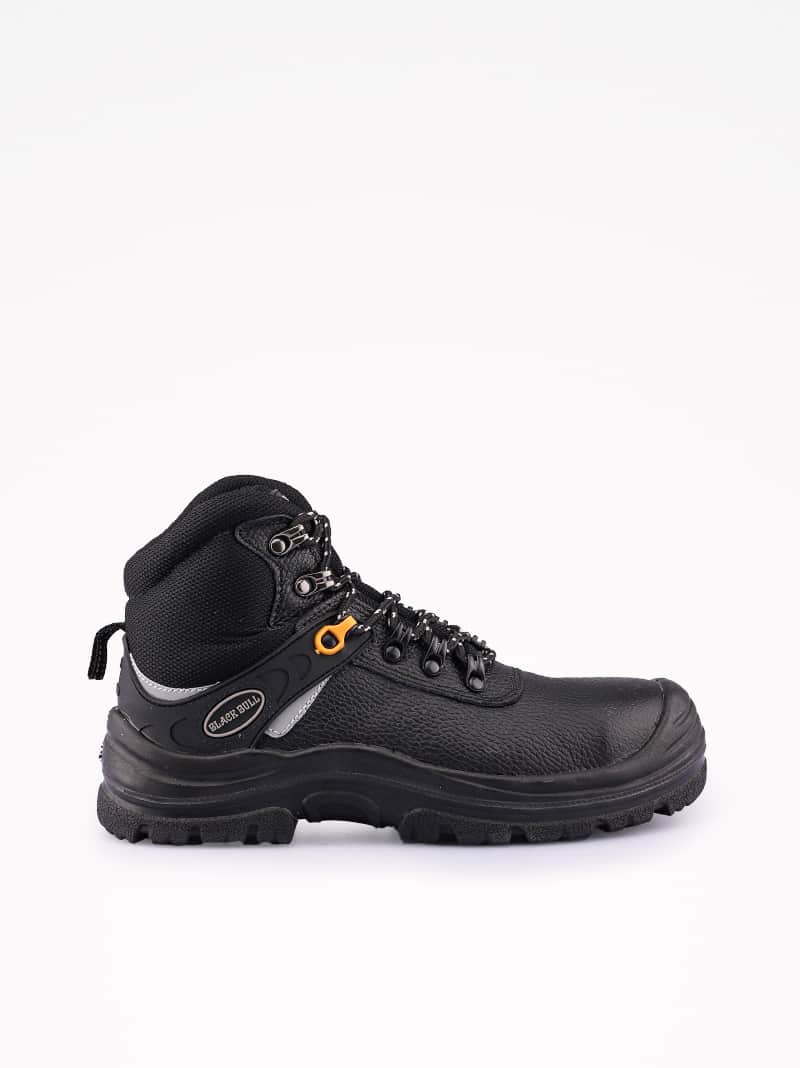 Bota Profissional de Segurança Blackbull em Pele de Atacador com Palmilha e Biqueira de Aço