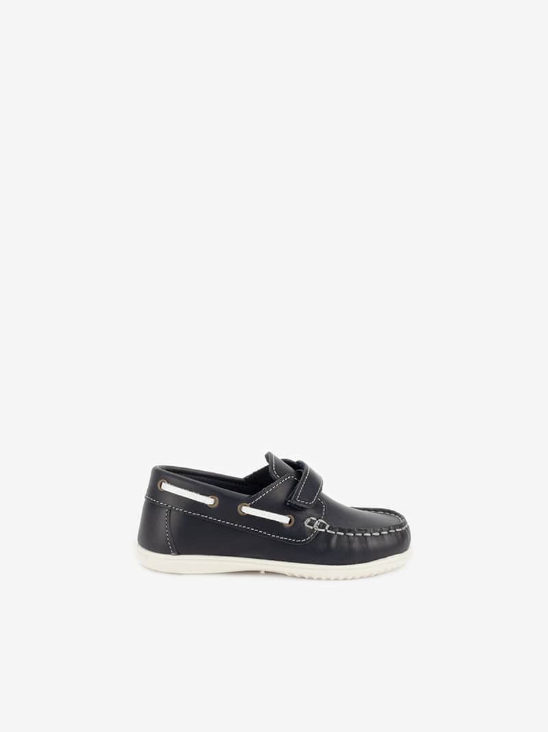 Sapato Vela em Pele de Velcro