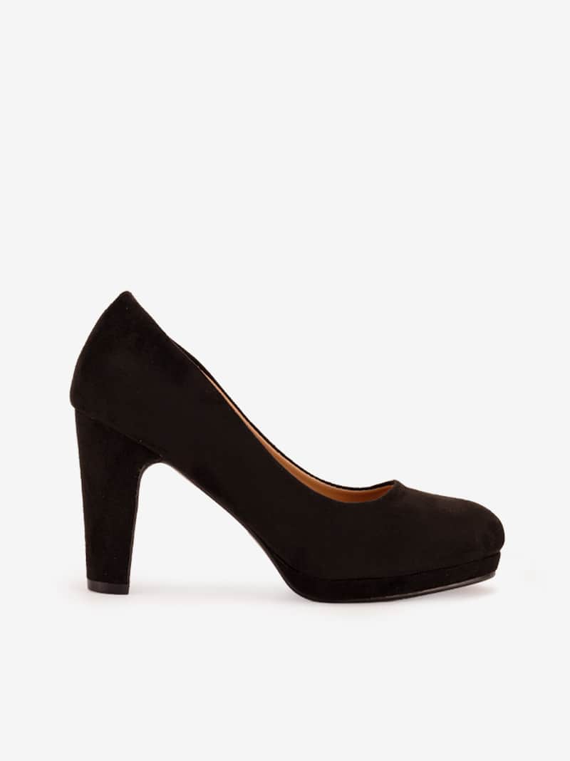 Sapato Pump de Salto com Plataforma