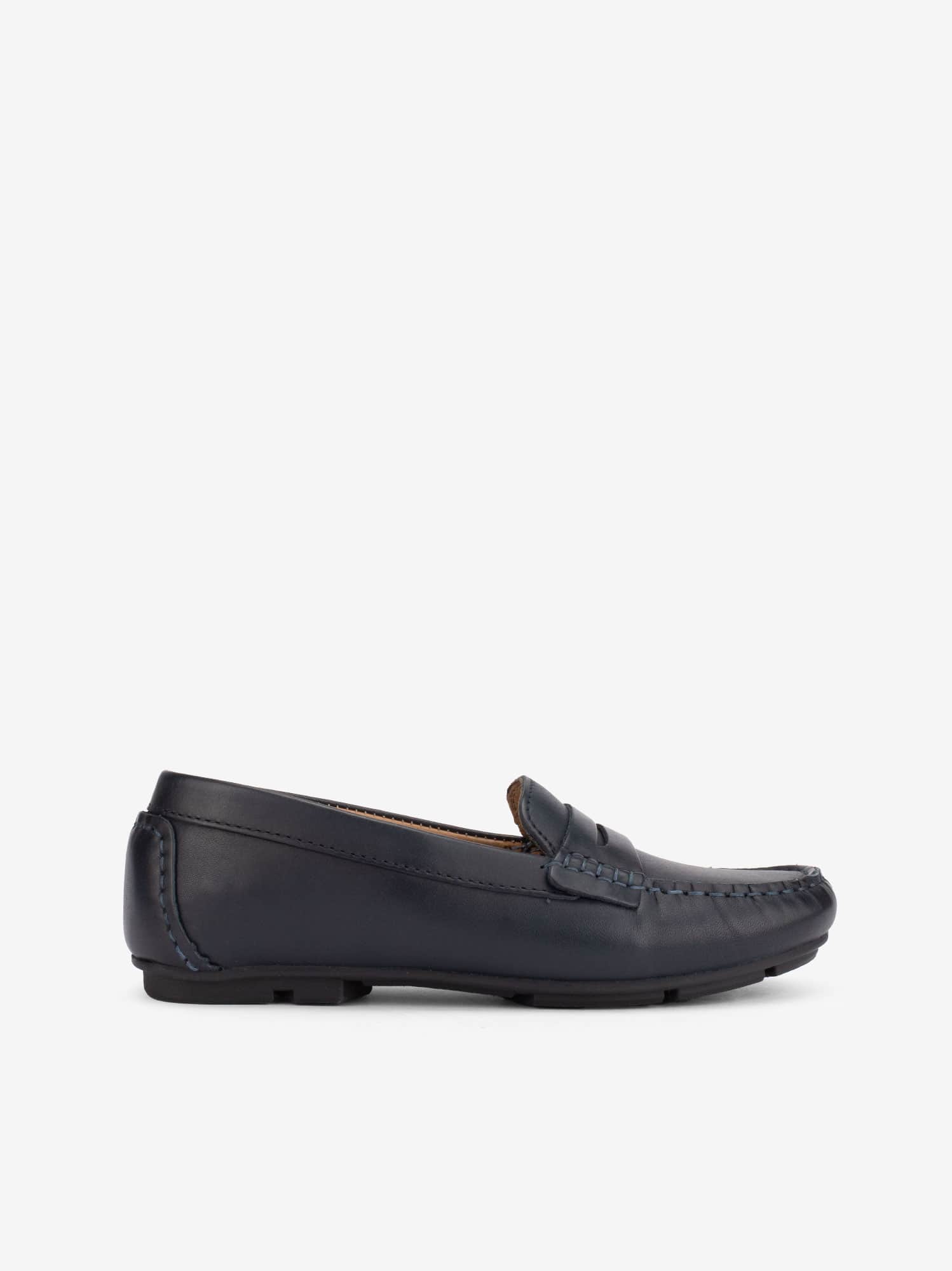 Sapato Mocassin em Pele com Costuras Handmade