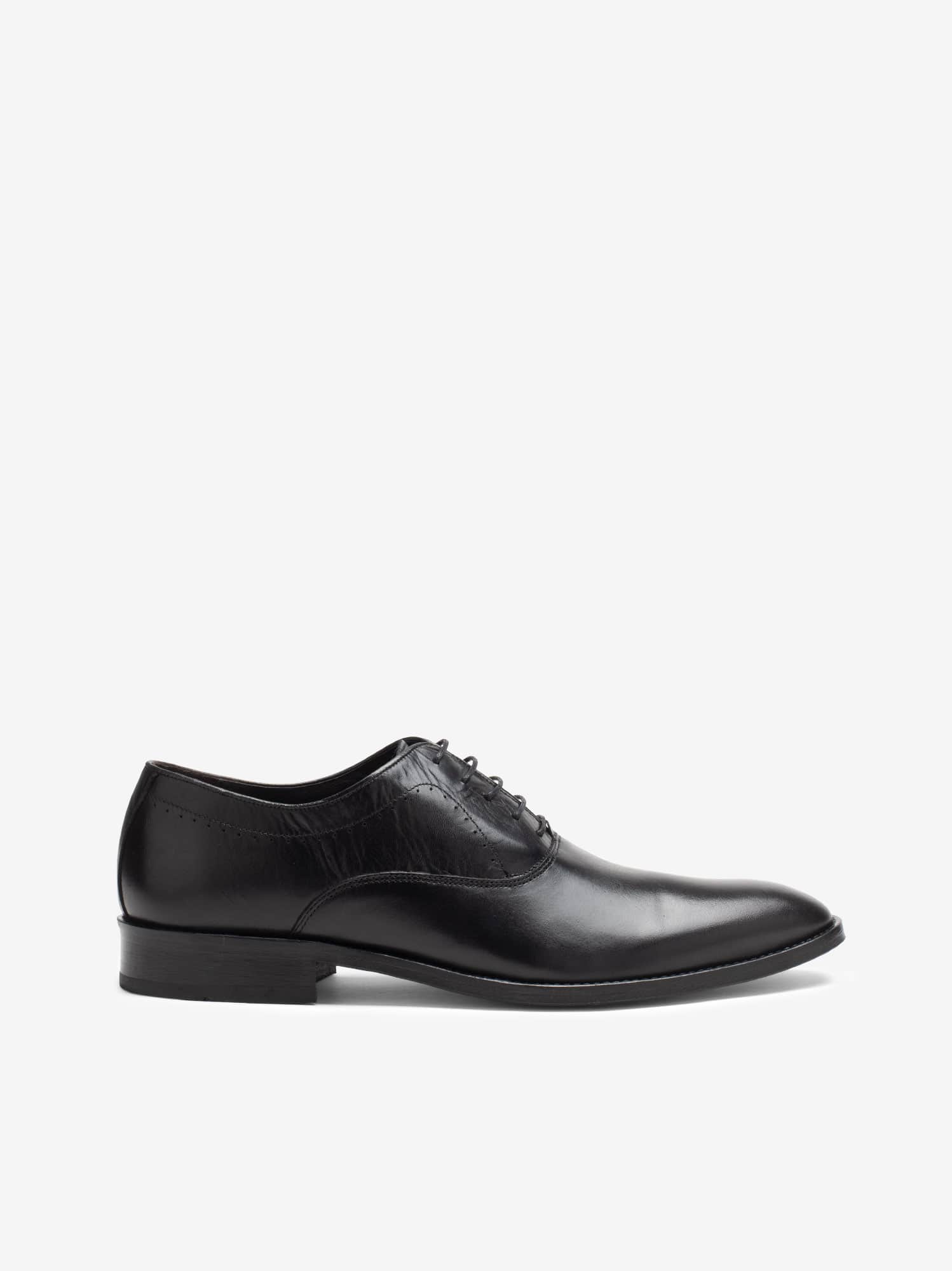 Sapato Oxford Estilo Clássico em Pele de Atacador