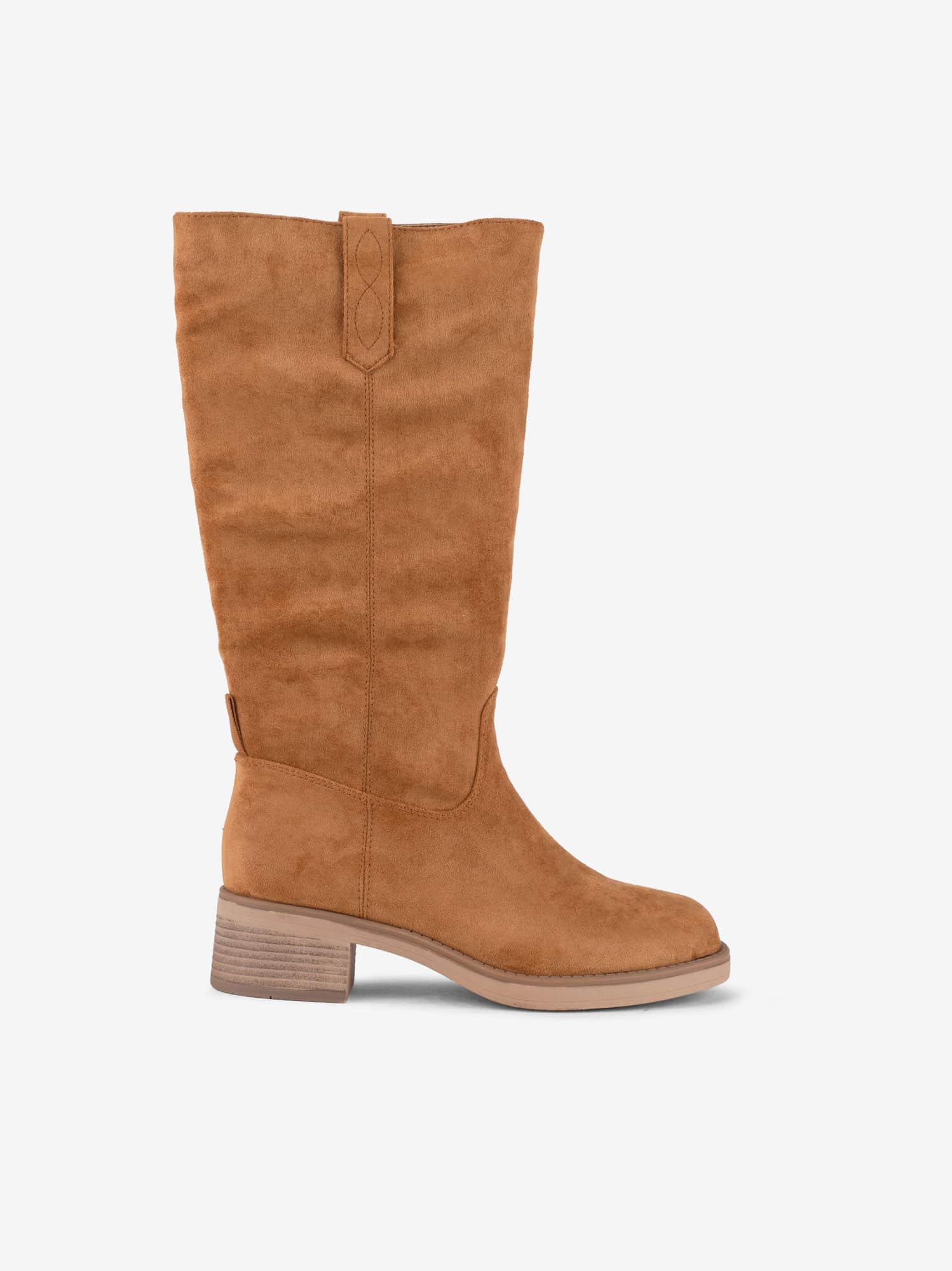 Bota Cavaleira com Forma Quadrada