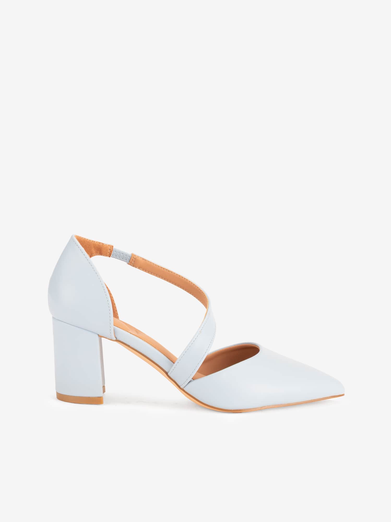 Sapato Pump Aberto de Elástico