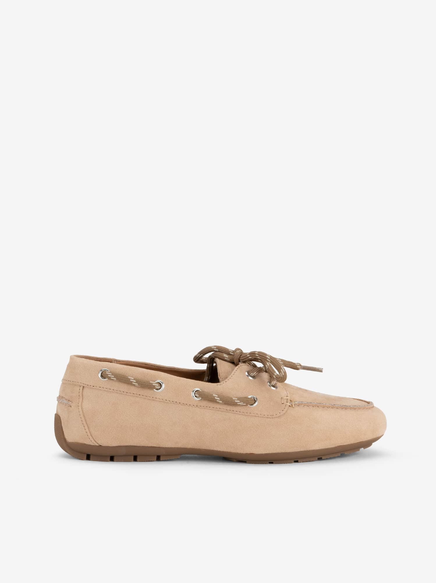 Sapato Mocassim Efeito Camurça