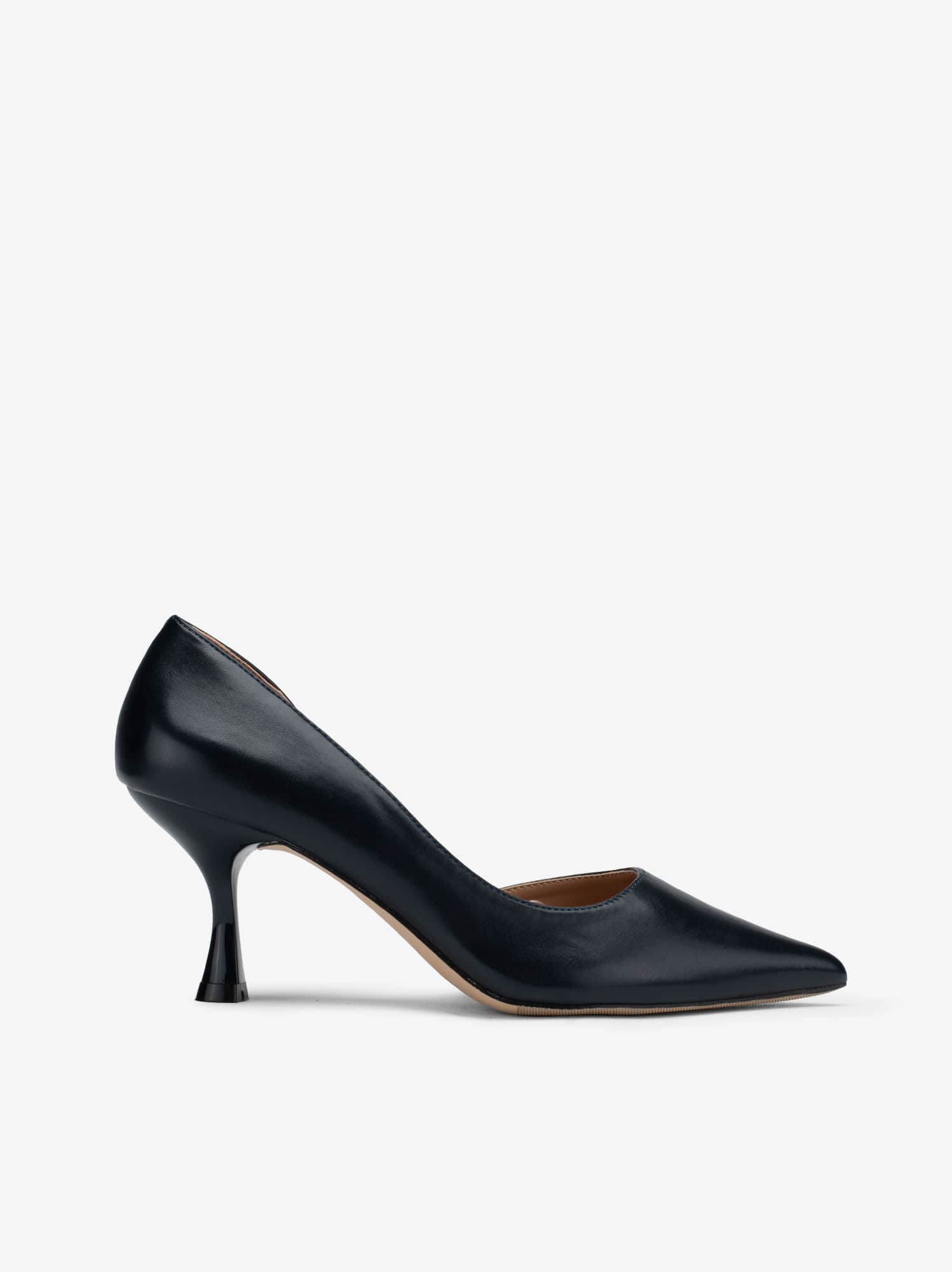 Sapato Pump Aberto Lateral