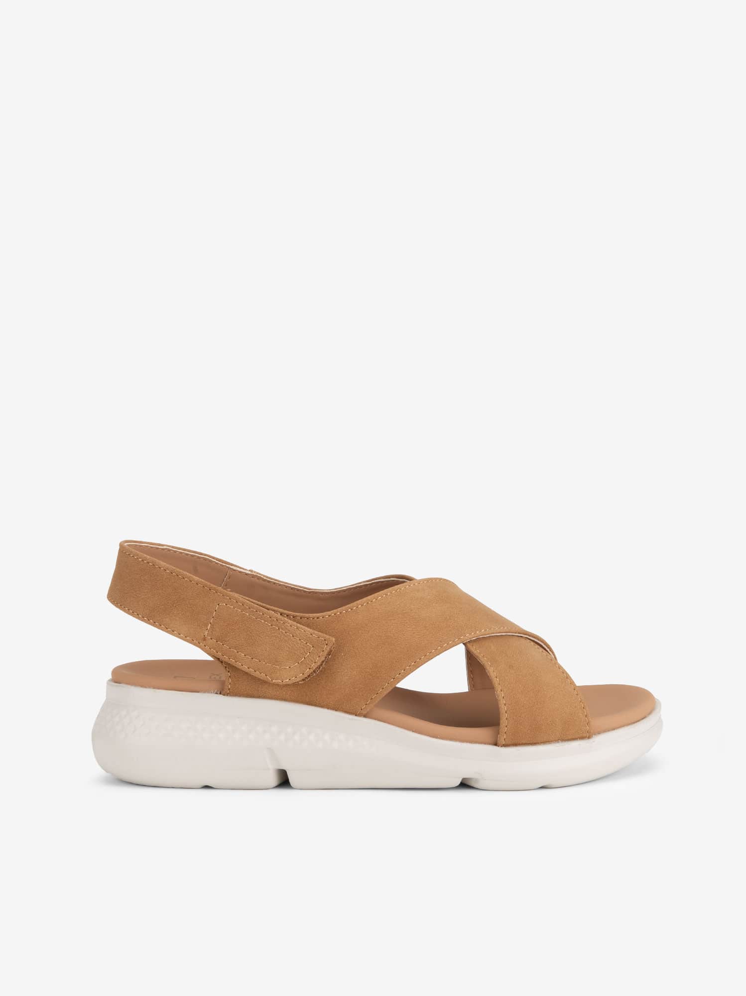 Sandália de Tiras Cruzadas com Velcro