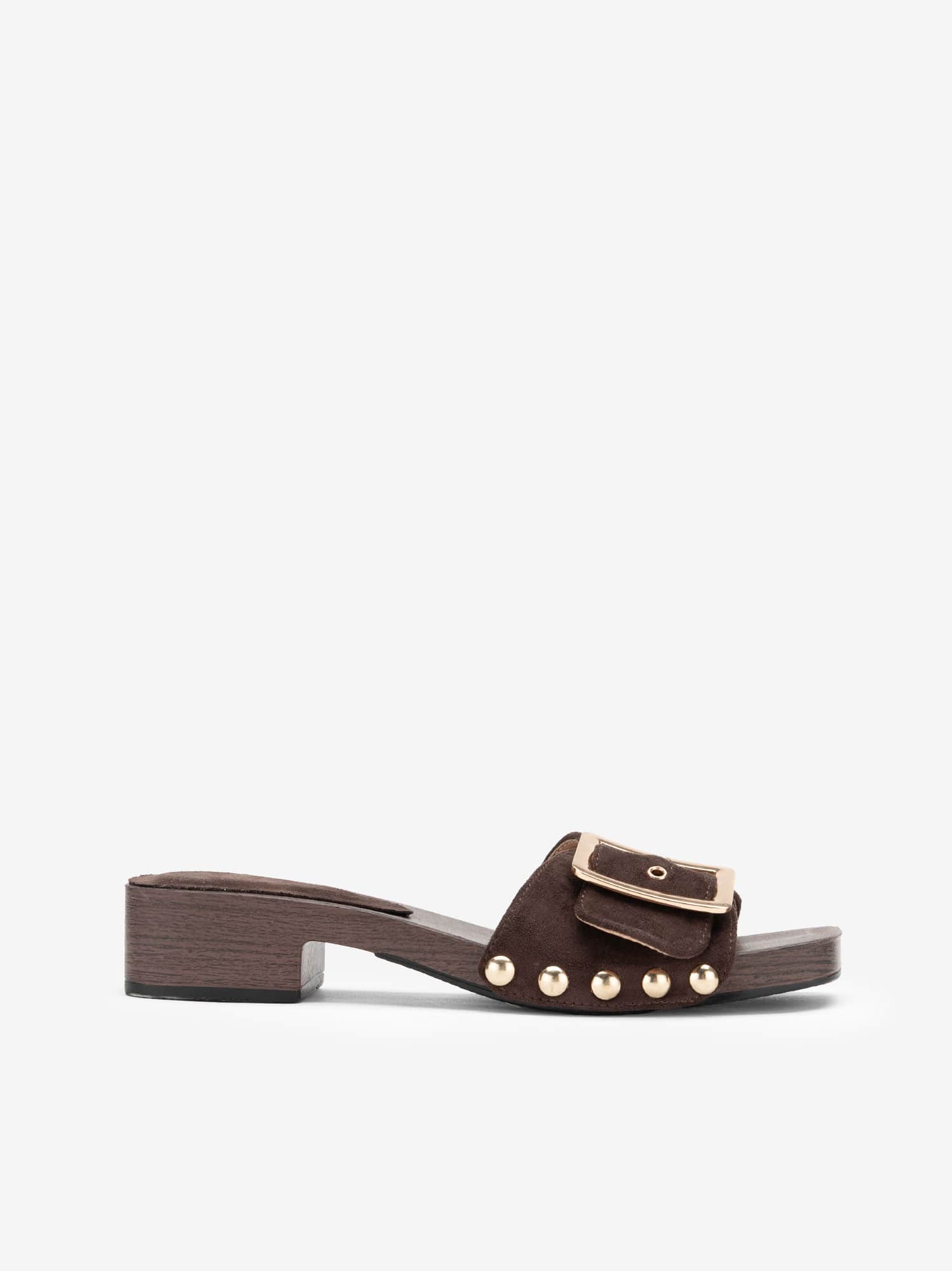 Sandália Mule de Fivela