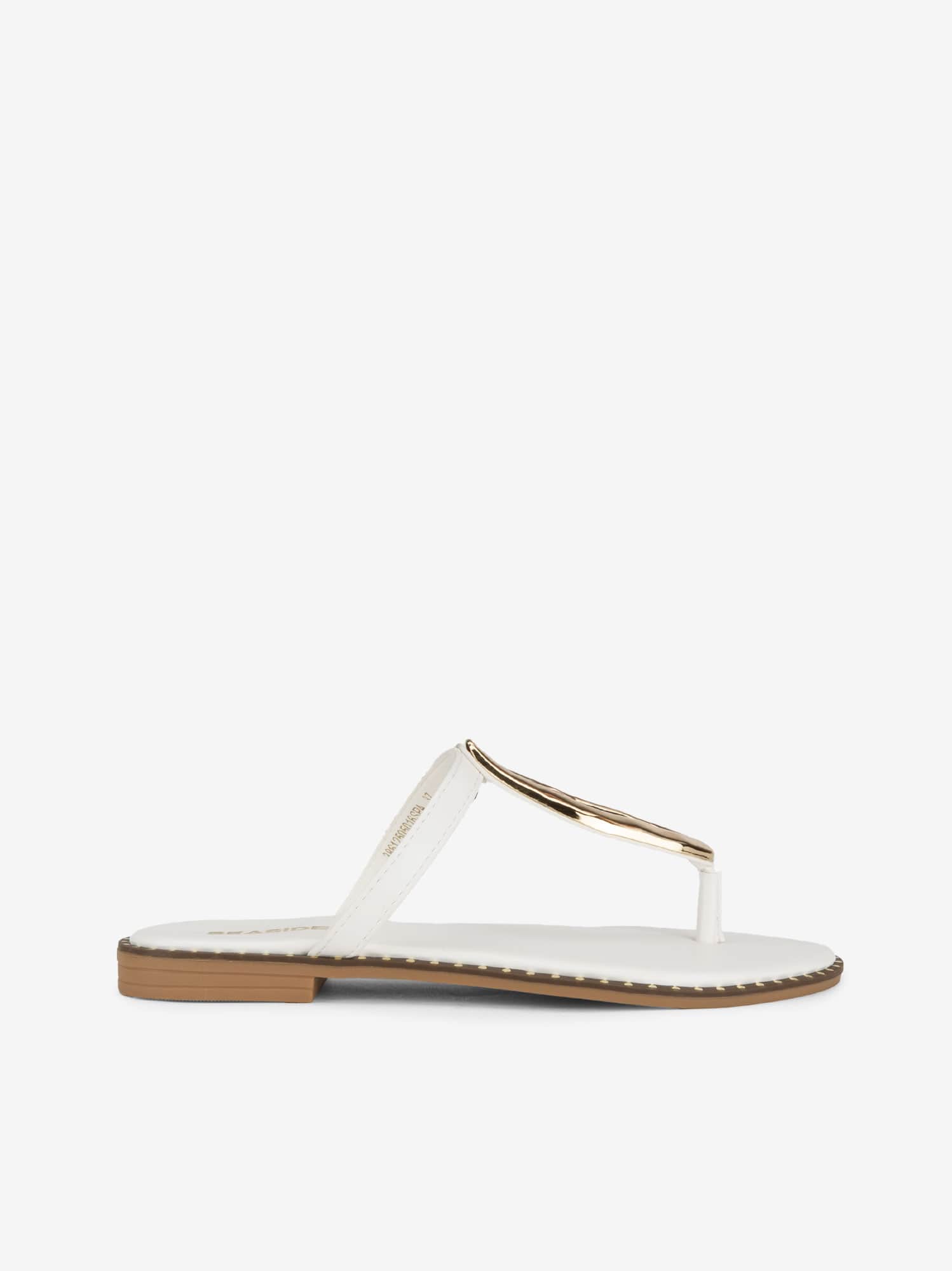 Sandália Mule com Aplicação