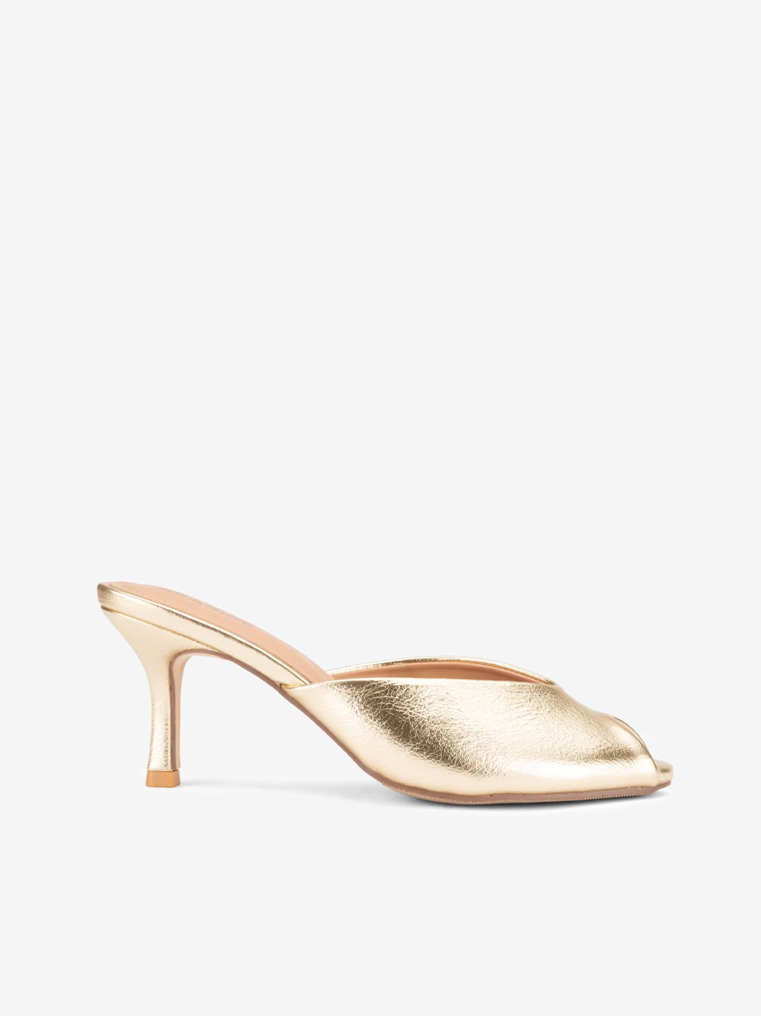 Sandália Mule Peep Toe