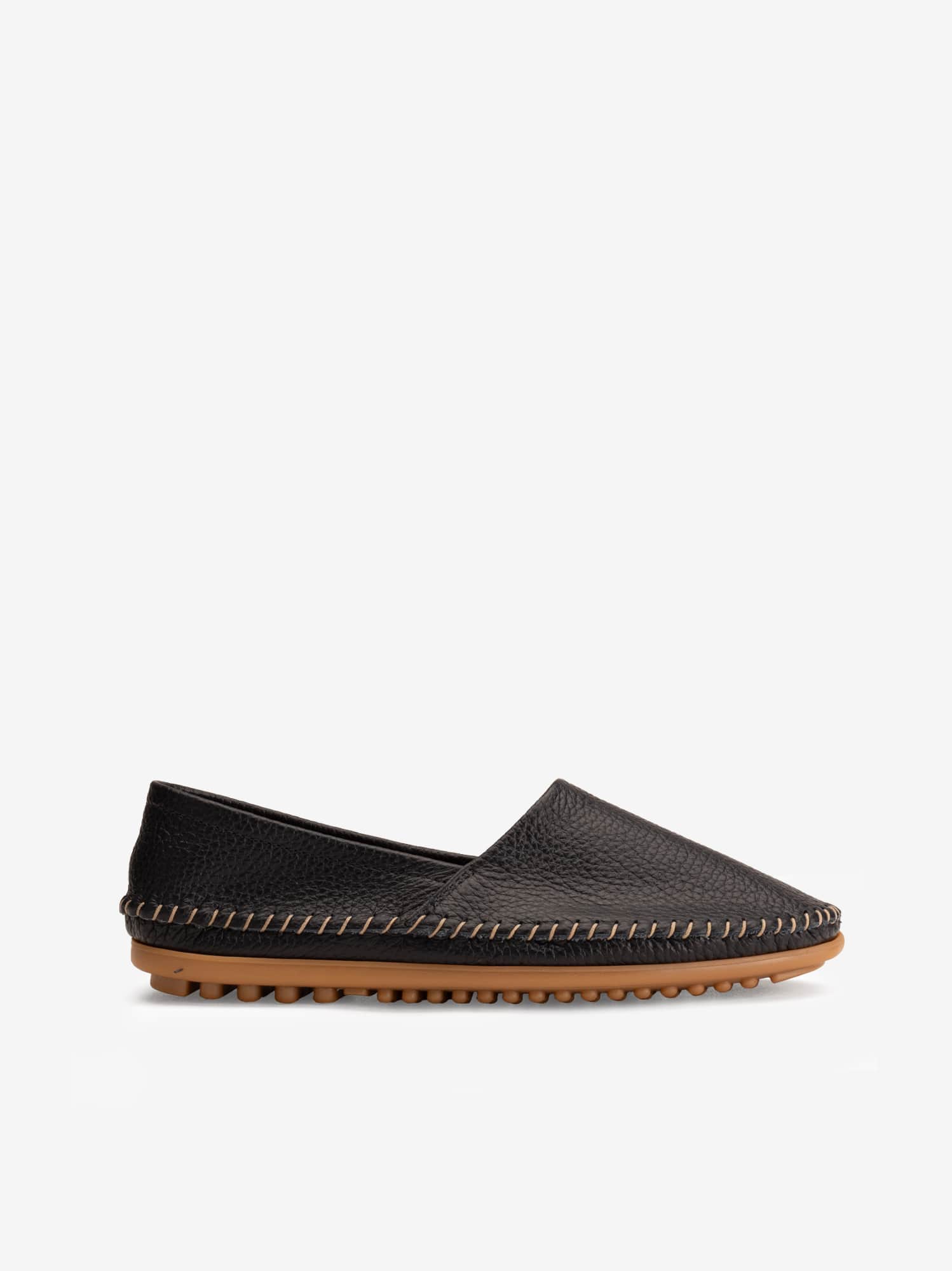 Sapato Slip On em Pele