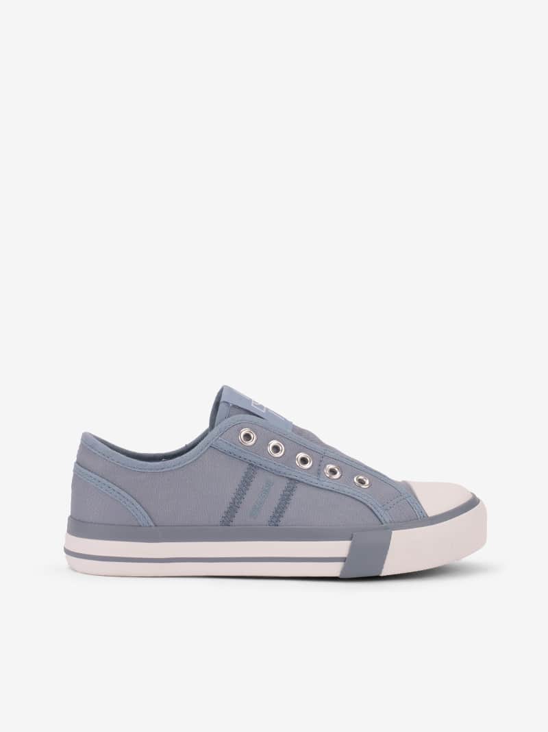 Ténis em Canvas de Elástico com Cupsole Vulcanizada