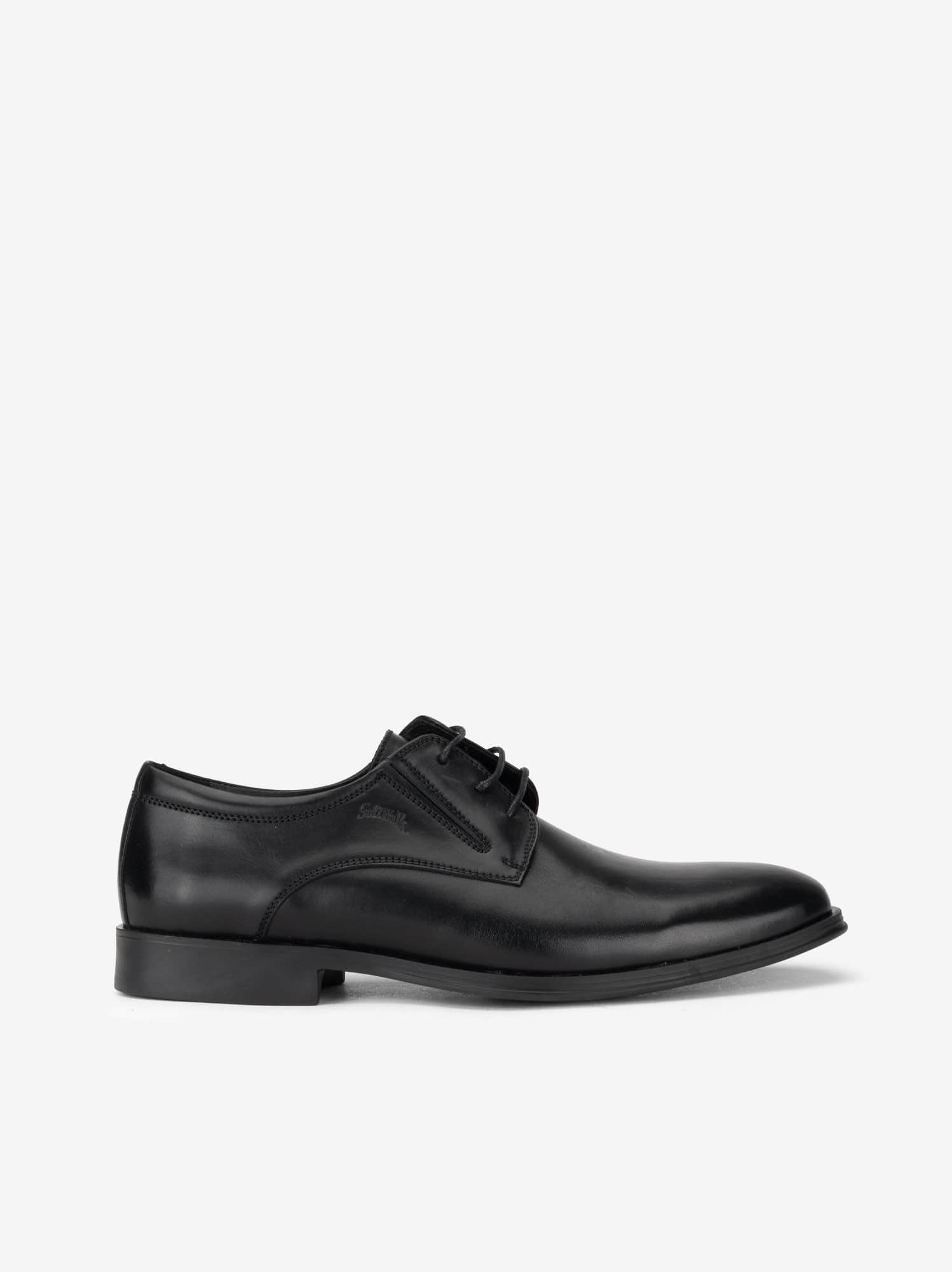 Sapato Derby Soft Walk em Pele