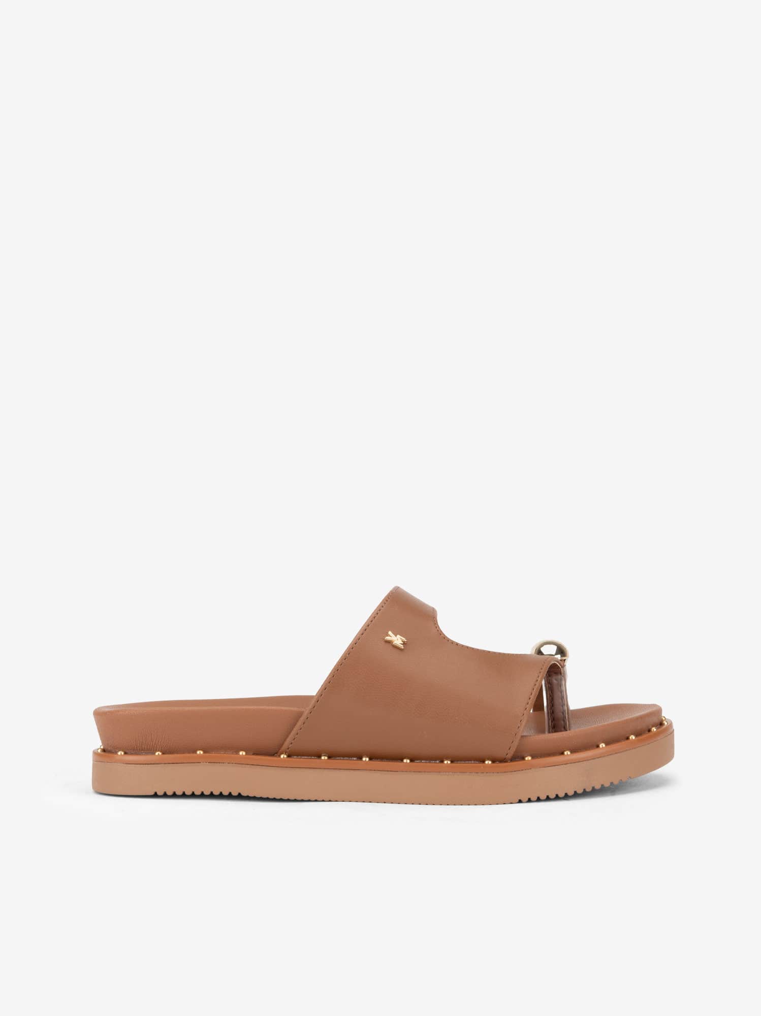 Chinelo Efeito Pele com Tachas