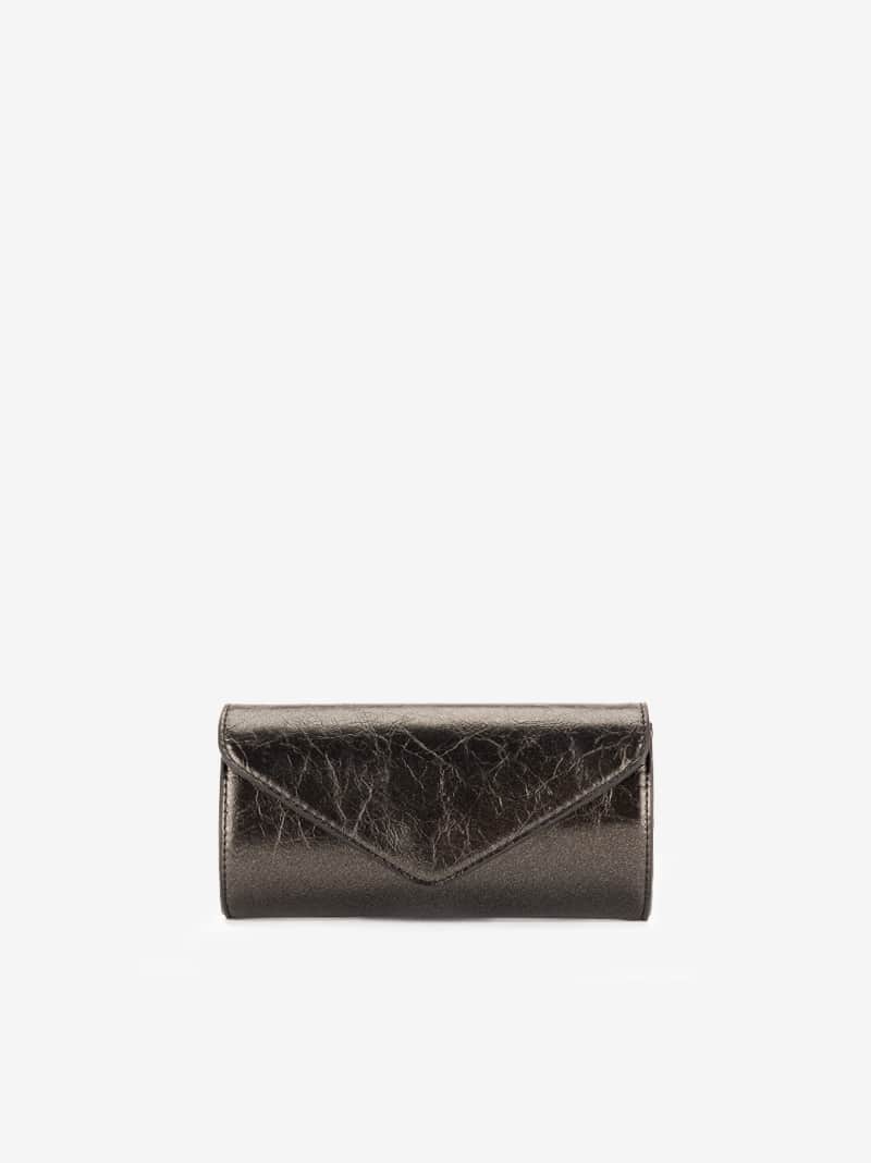 Mala Clutch Tiracolo Metalizada