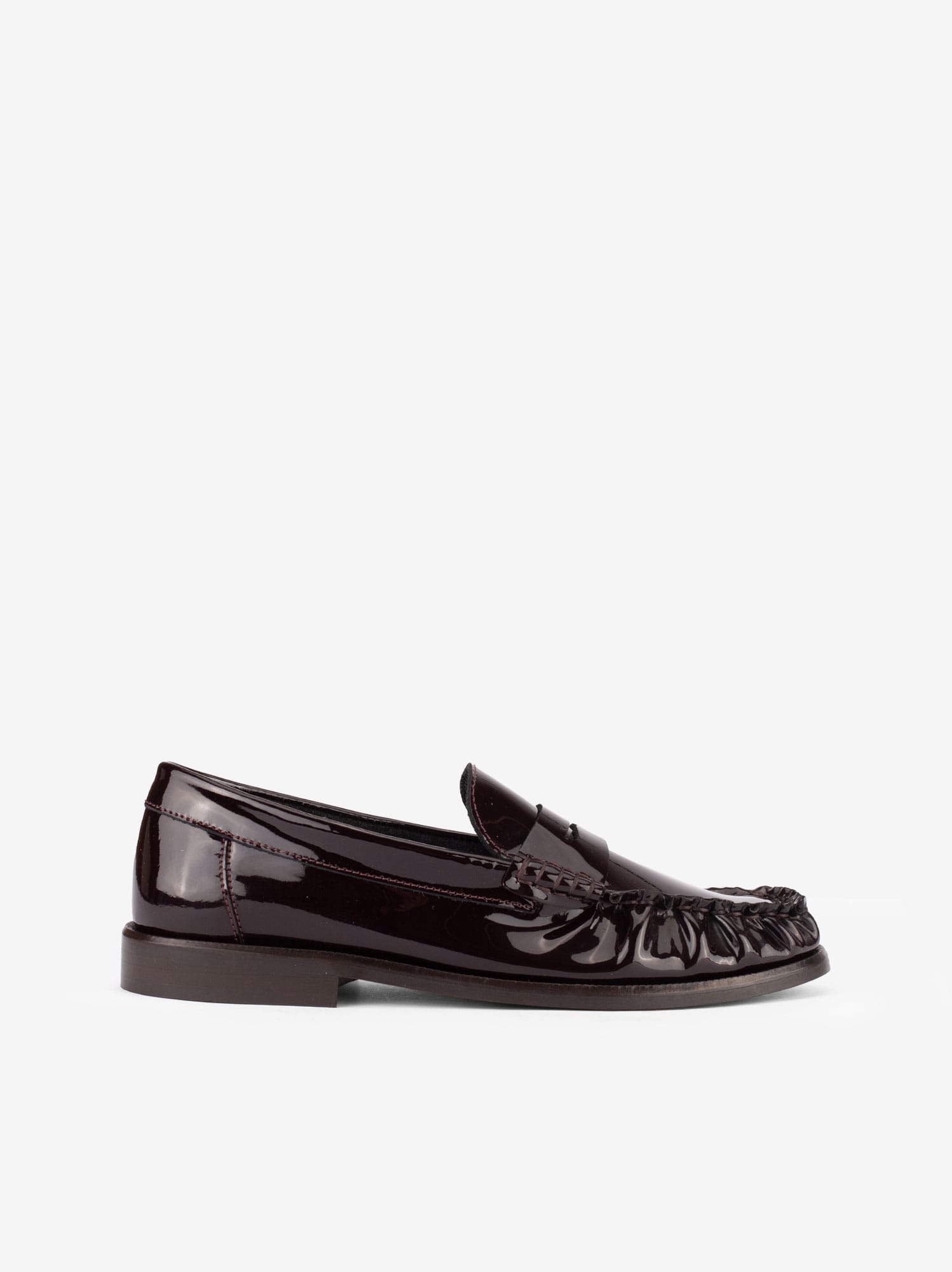 Sapato Penny Loafer em Pele