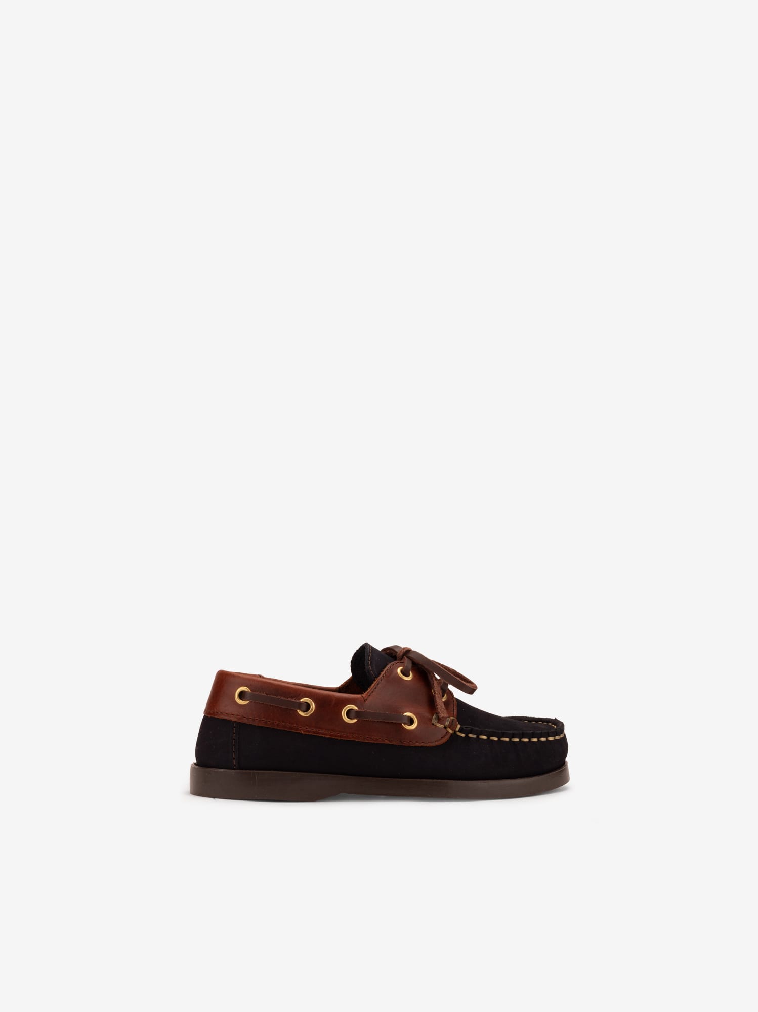 Sapato Vela em Pele Nobuck de Atacador