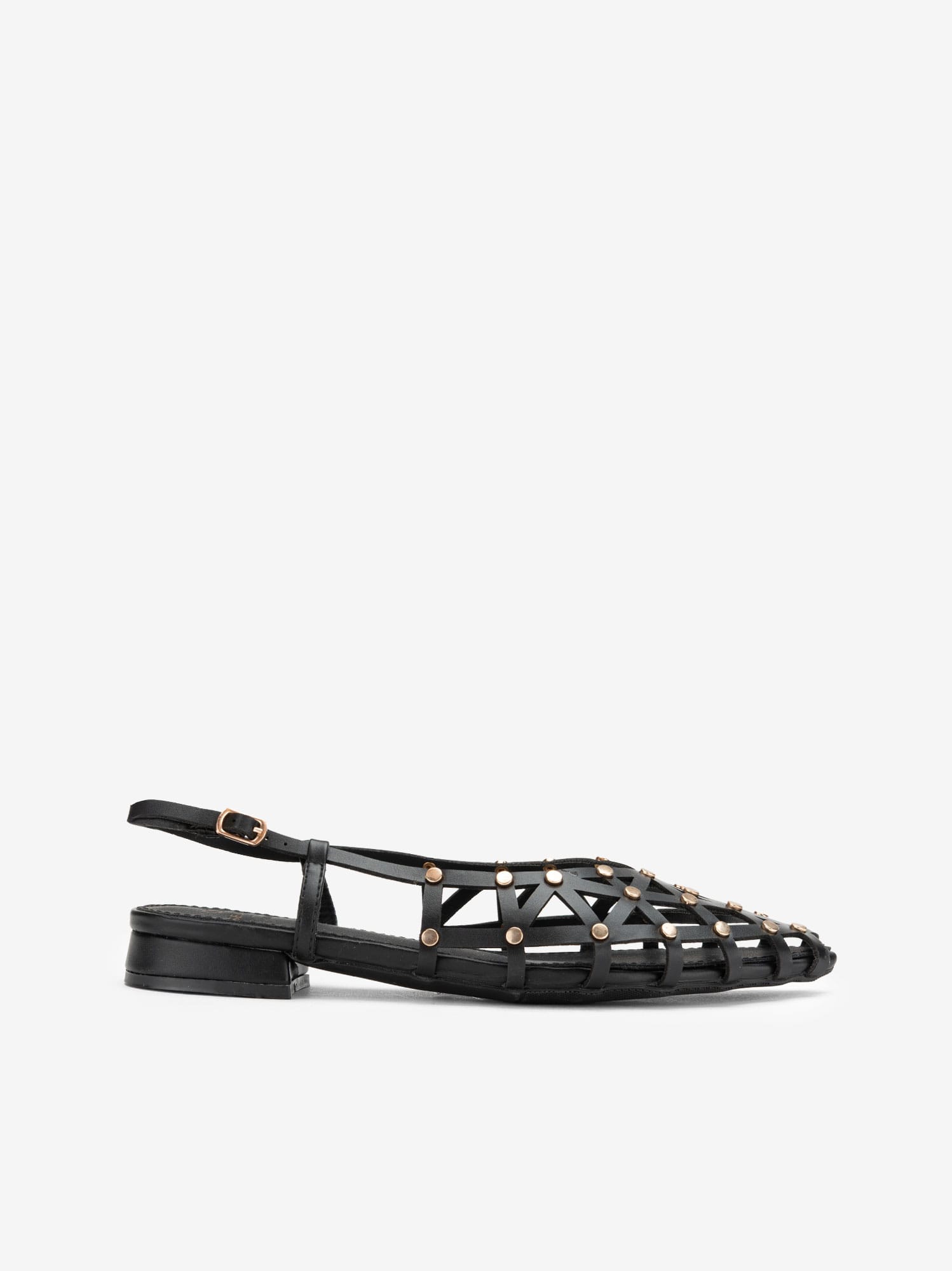 Sapato Sling Back com Tachas