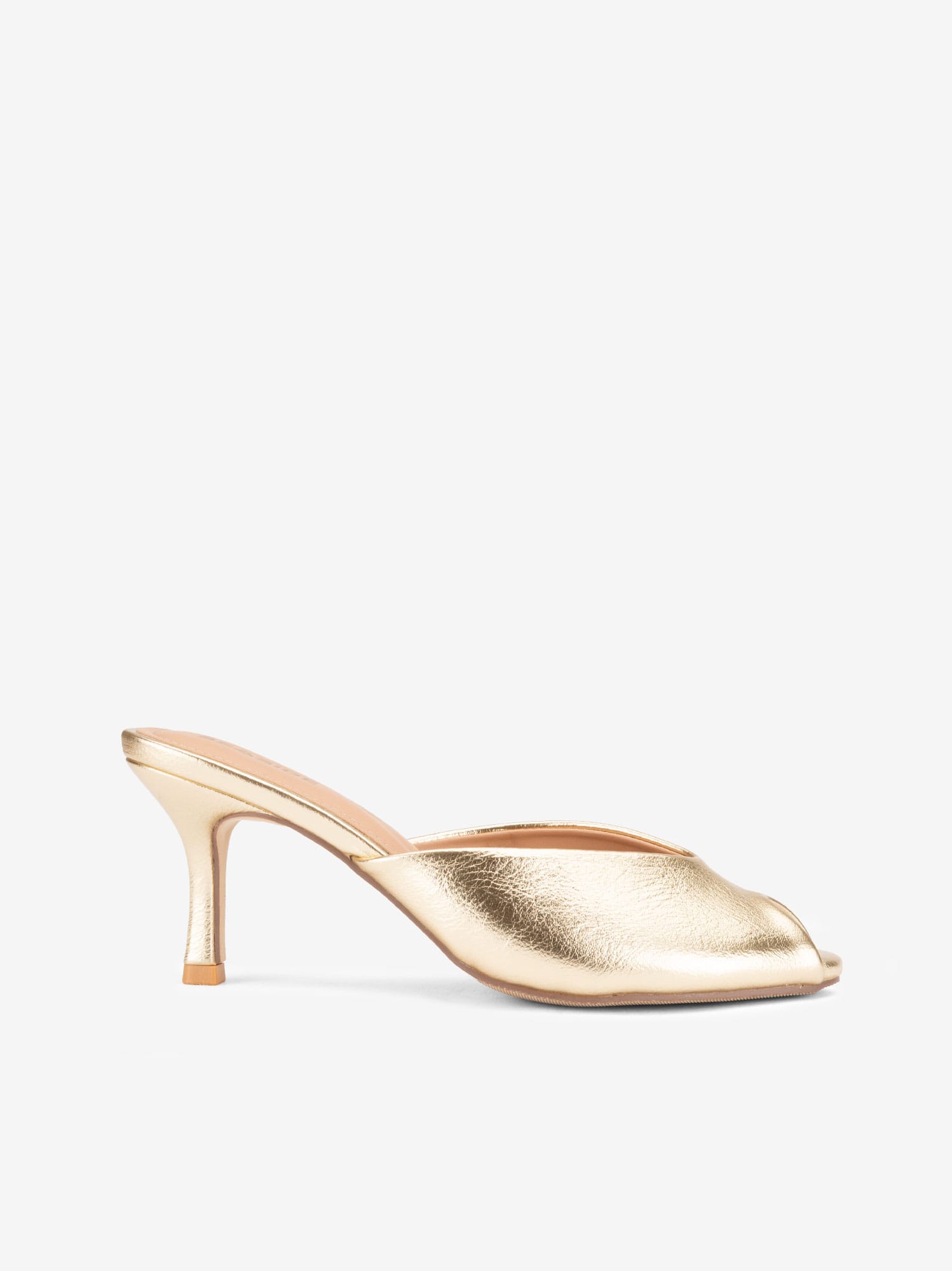 Sandália Mule Peep Toe