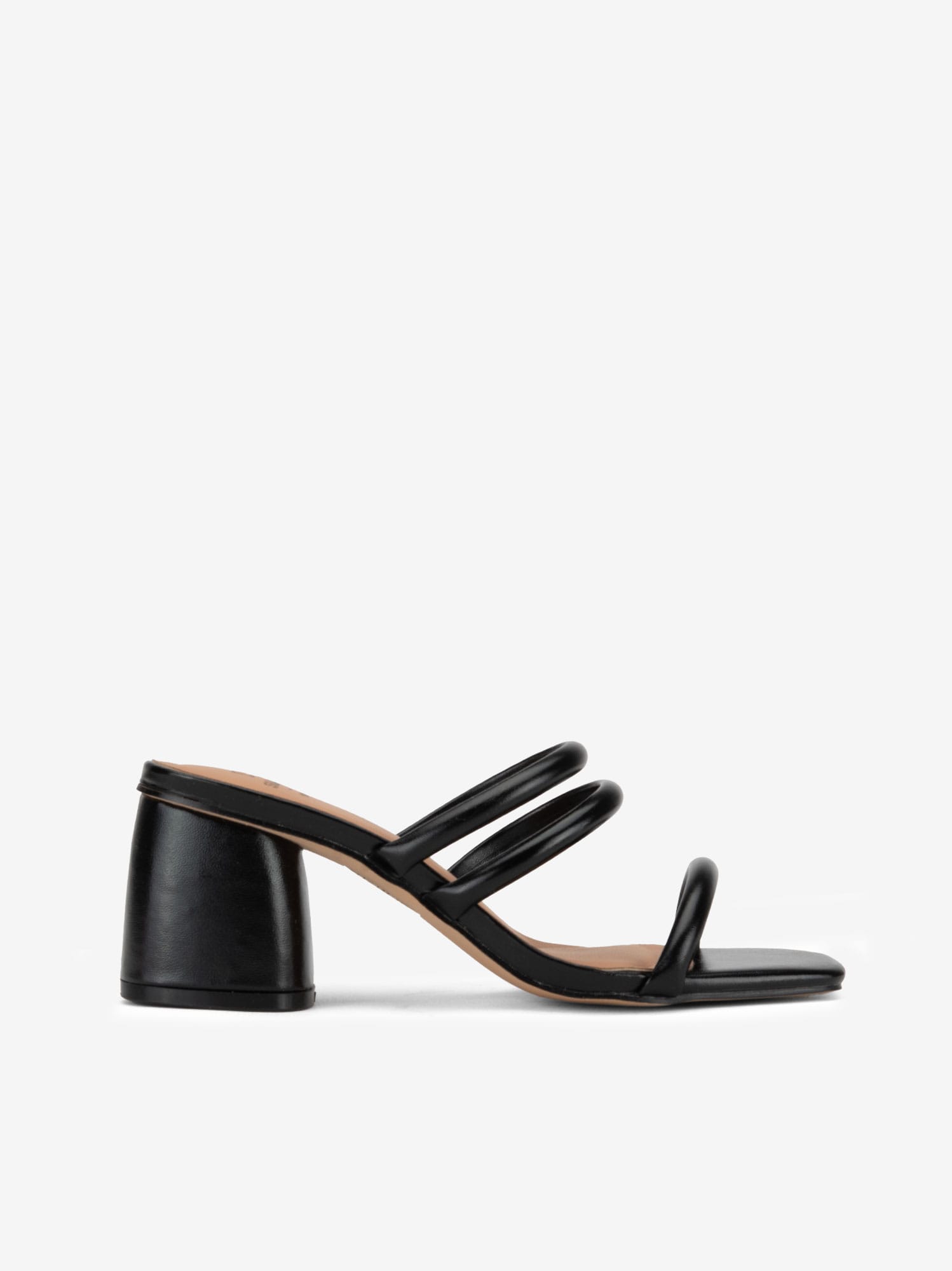 Sandália Mule de Tiras Tubulares