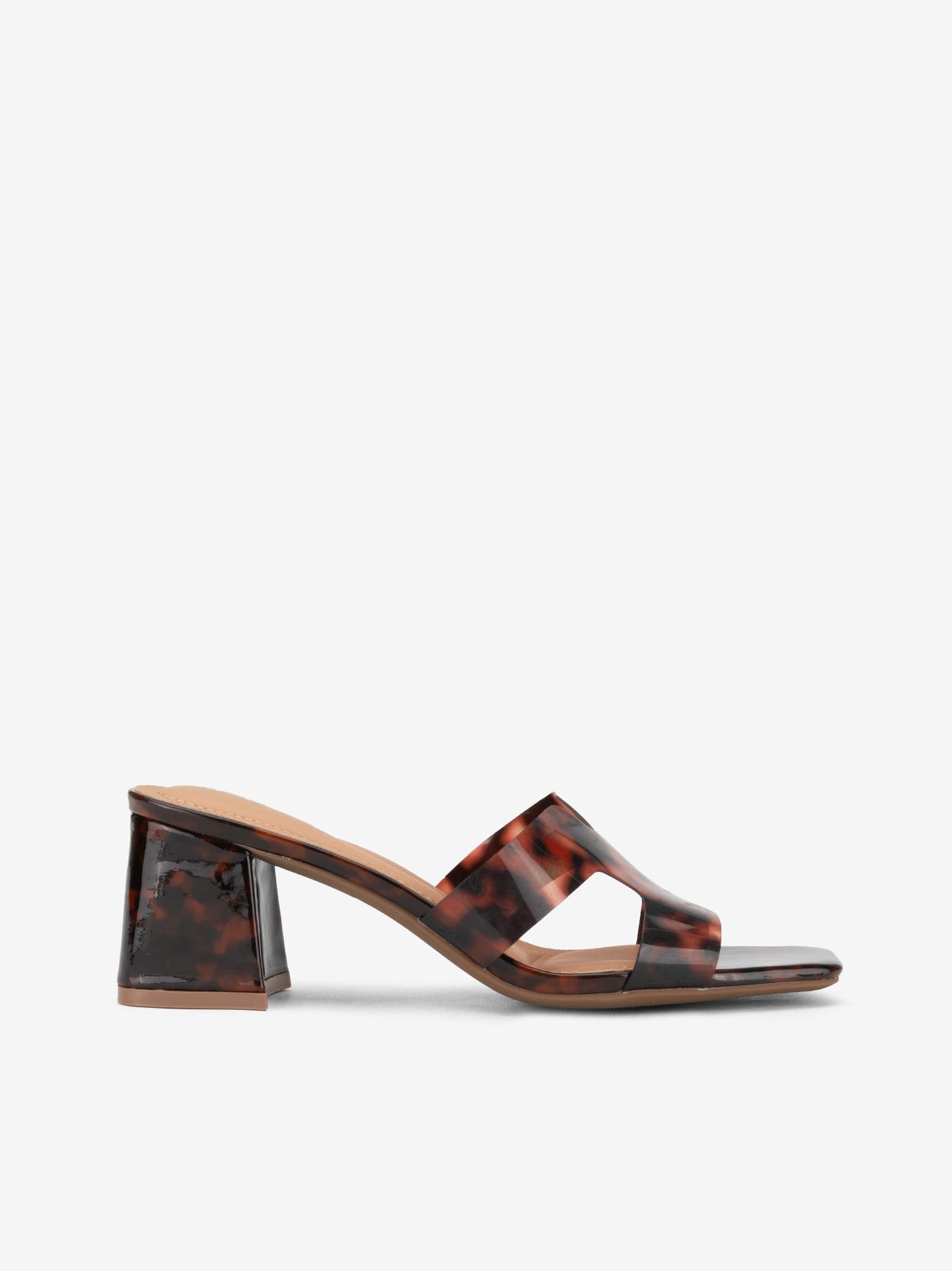 Sandália Mule Estampado Turtle