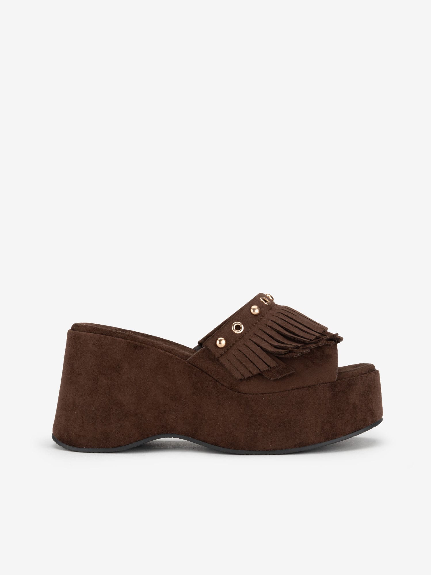 Sandália Mule de Franja