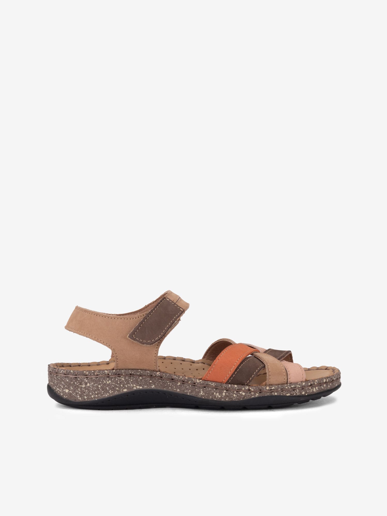 Sandália em Pele Nobuck