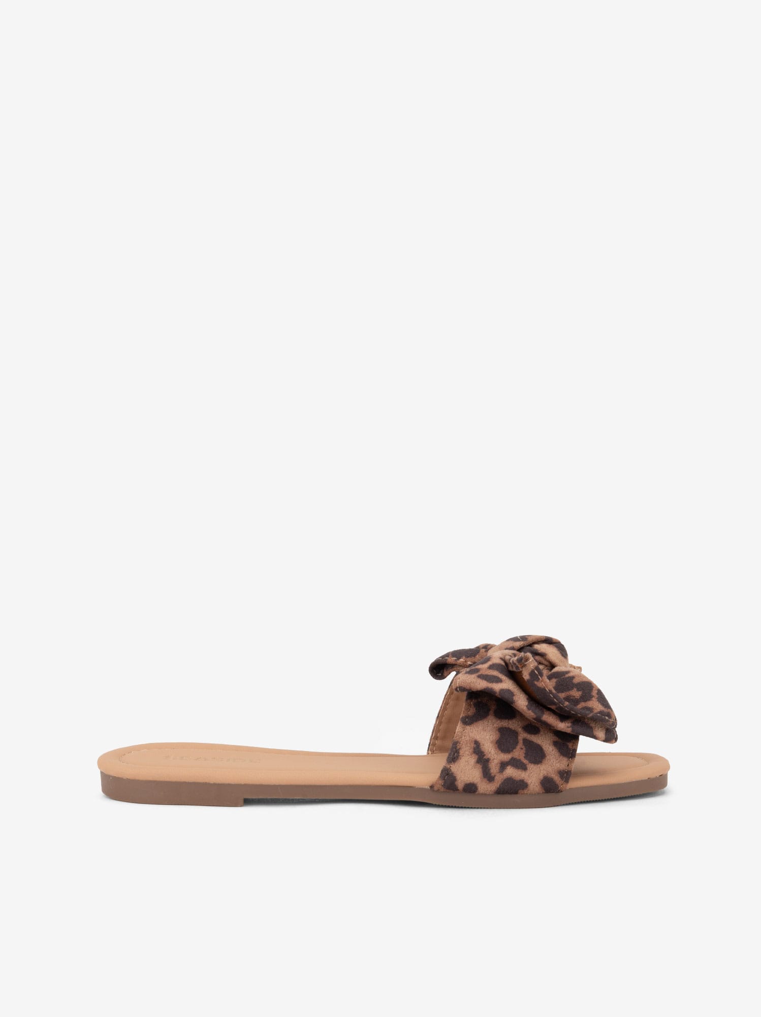 Sandália Mule Rasa Estampada