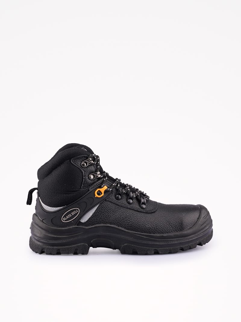 Bota Profissional de Segurança Blackbull em Pele de Atacador com Palmilha e Biqueira de Aço