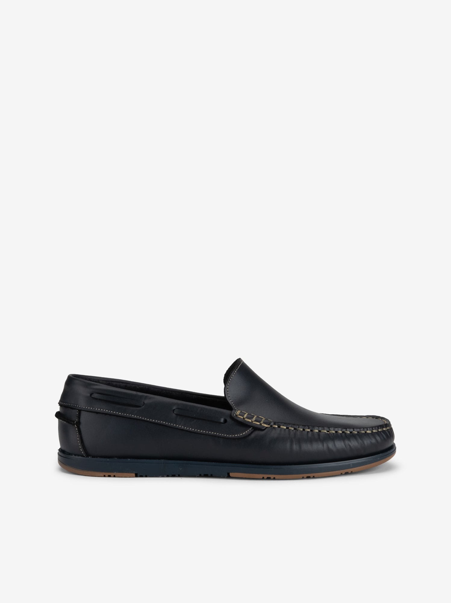 Sapato Mocassim Slip On em Pele