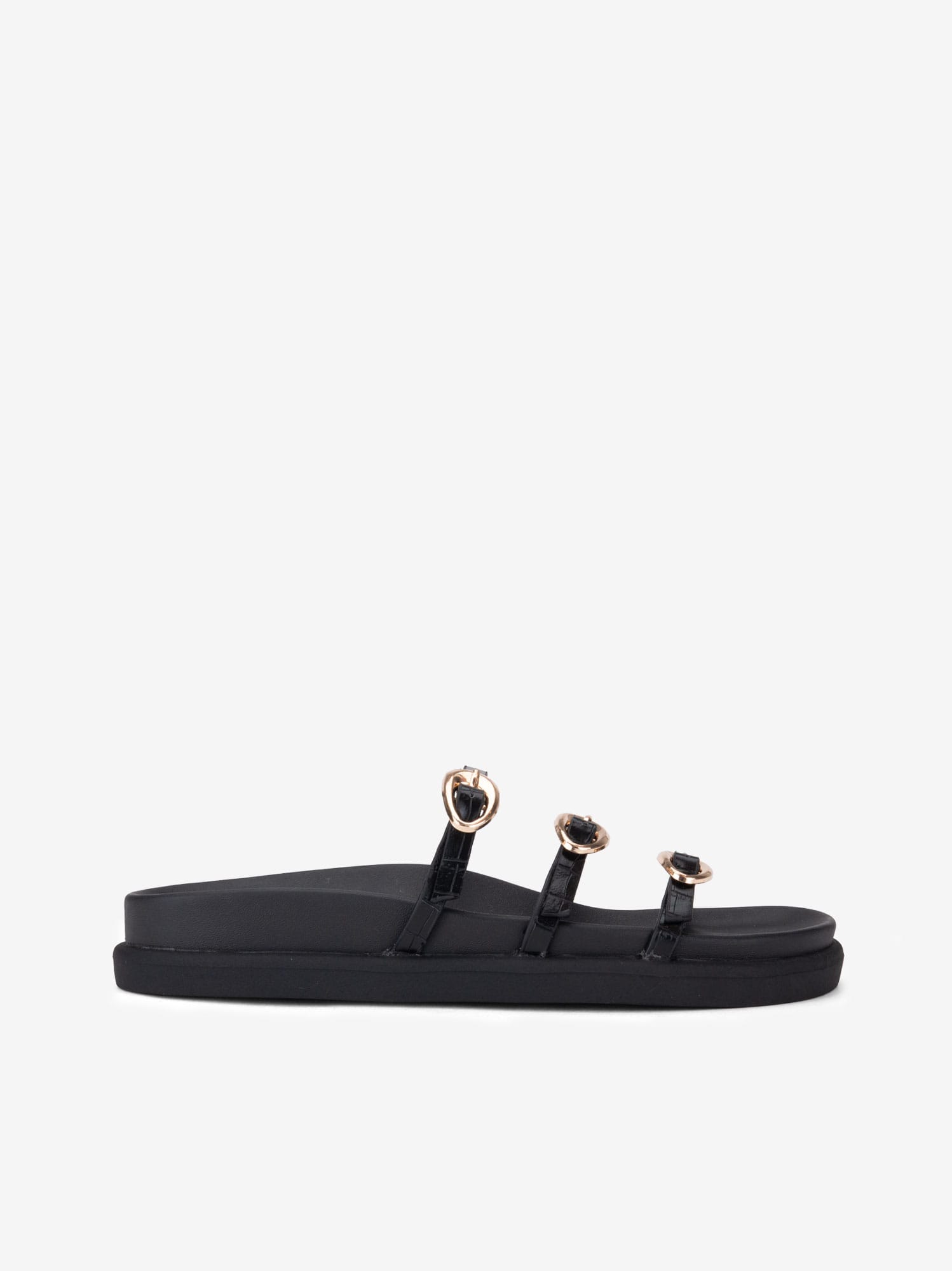 Chinelo Efeito Pele Estampada Croco