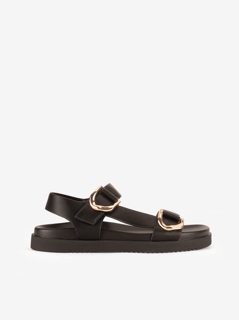 Sandália de Velcro com Aplicações e Palmilha Anatómica